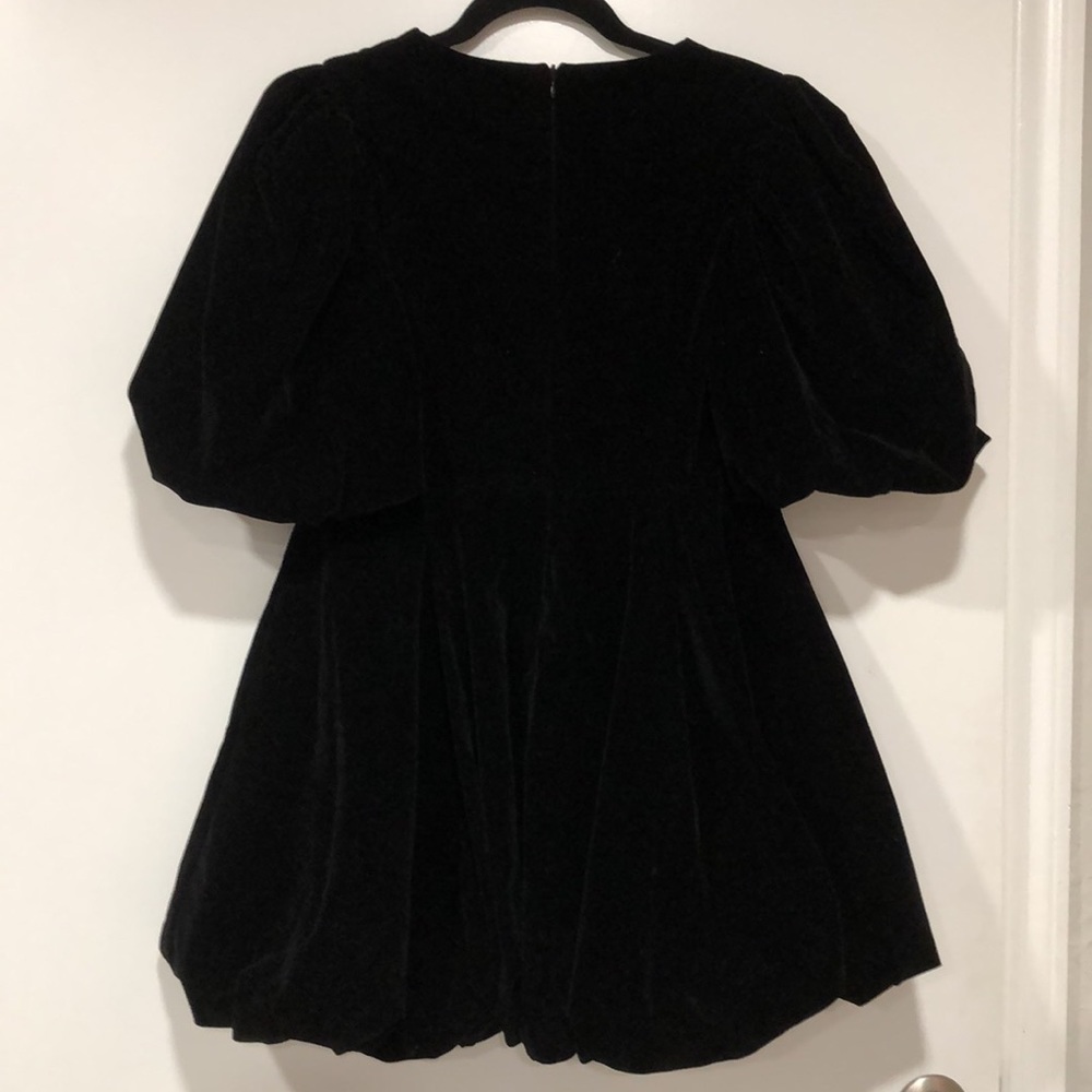 NWT - YFFS Cyanrose Velvet Peplum Mini Dress - Picture 5 of 13